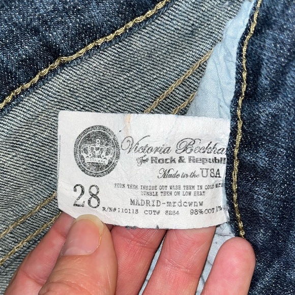 Victoria Beckham Rock & Republic | Size 28 | denim - Picture 4 of 4